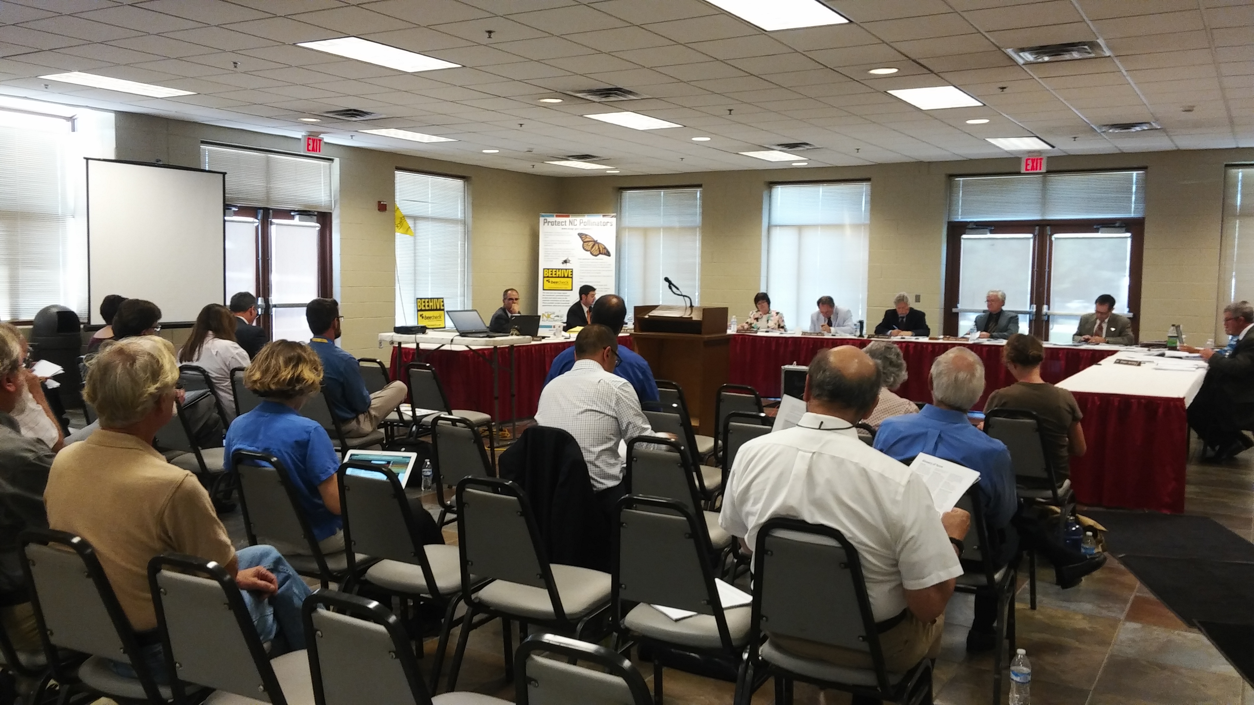 NC Pesticide Board Meeting – September 13, 2016 – Falling short of the mark